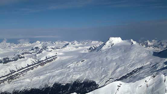 Mt. King Edward and the western side of Columbia Icefield