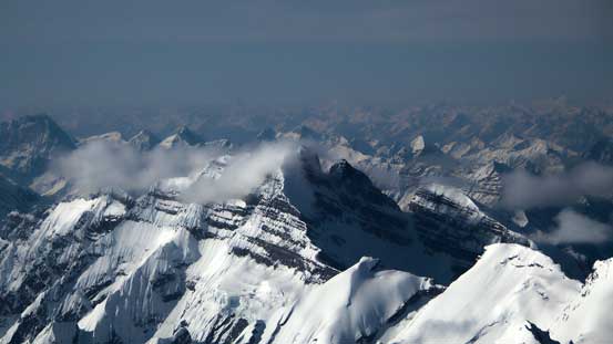 Cockscomb Mountain now looks small