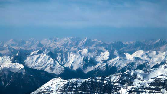 Mt. Dawson massive and the classic Mt. Sir Donald in the distance