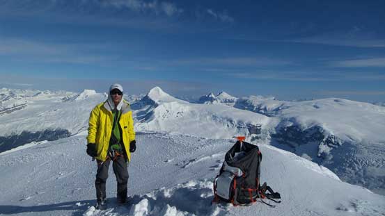 Me on the summit of Mt. Bryce, my 27th 11,000er!!