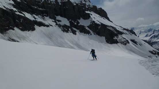 Ben got to enjoy about 5 minutes of skiing.