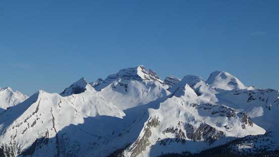 Cockscomb Mountain in the afternoon light