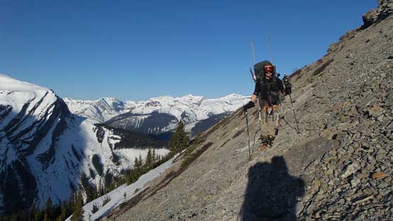 And, more scree side-hill bashing. Top end quality suffering