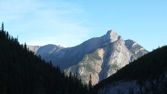 Looking back towards Mary Barclay's Mountain