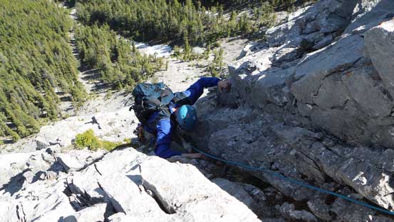 Ken coming up the chimney