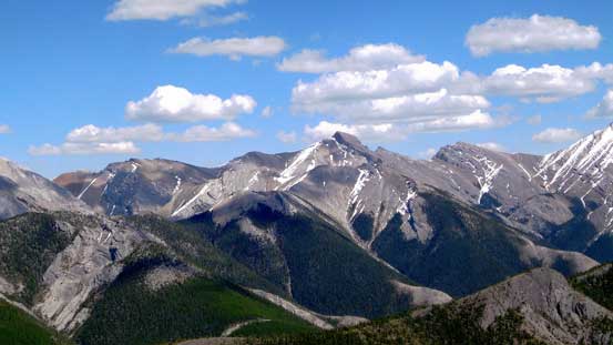 Tiara Peak at center