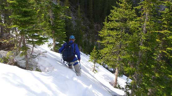 Oh here's the post-holing...