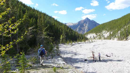 Down to Wasootch Creek now