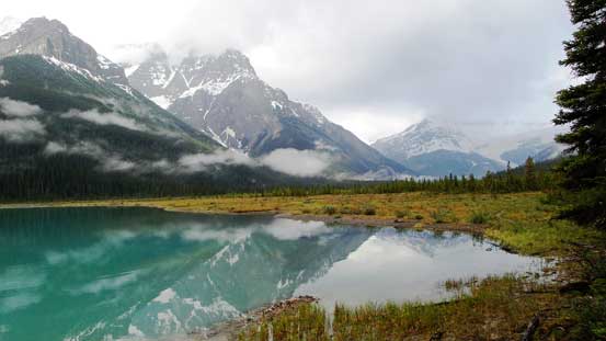 Almost bashed to the opposite side of Glacier Lake