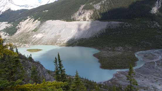 This glacial lake at the end of Glacier Lake Valley is quite pretty
