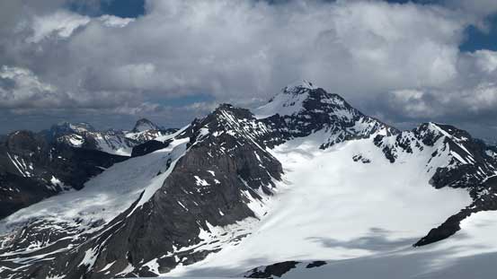 The peak in front of Forbes is unofficially known as Rosita