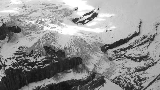 Impressive Icefalls on Lyell Icefield