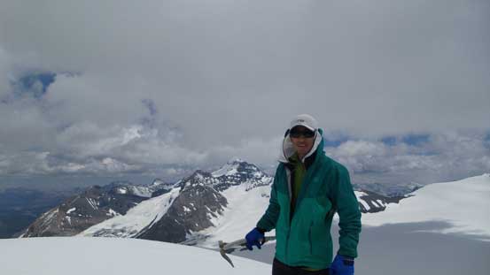 Me on the summit of Mons Peak