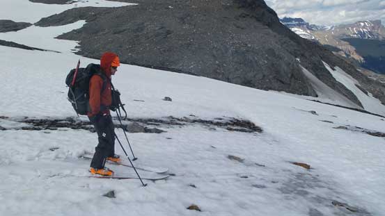 Terrain was thin and snow was not in the greatest conditions