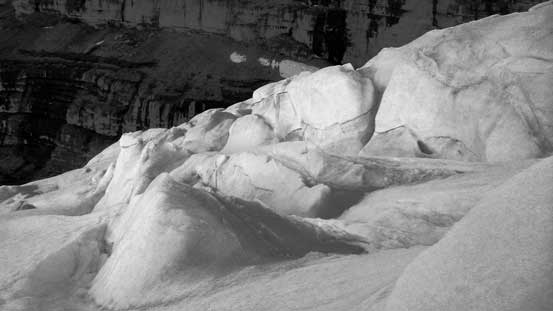 Uhh the crevasse field...