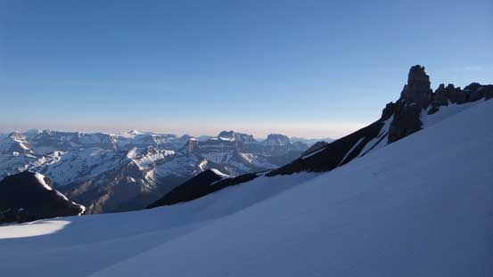 Morning colours over the Eastern horizon.