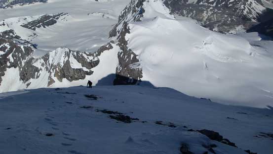 High up on the west ridge