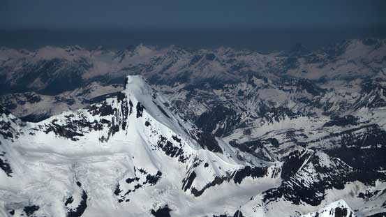 The super-sexy Icefall Peak is part of Bush Mountain