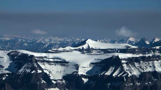 Mt. Amery is another one we'd wish to climb. The summit looks fairly flat...