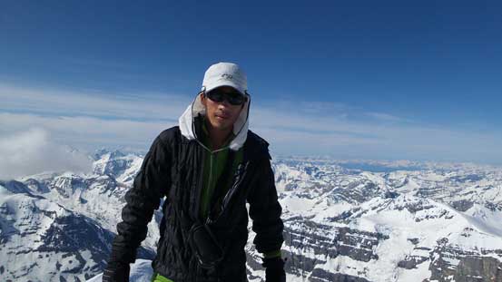 Me on the summit of Mt. Forbes - my 28th 11,000er!!