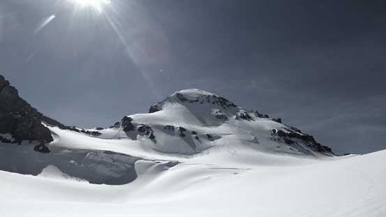 Looking back towards our mighty objective