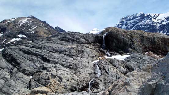 This waterfall comes down from North Glacier
