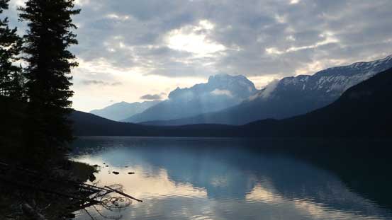 A view from Glacier Lake on Tuesday morning