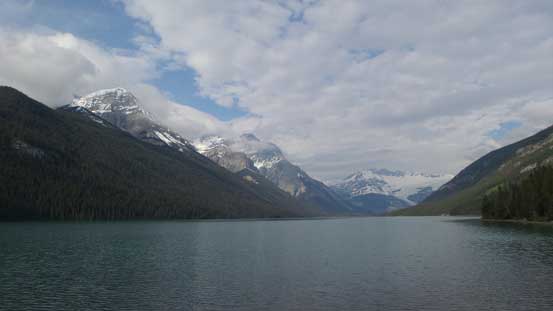 Glacier River view from the campground on its East end