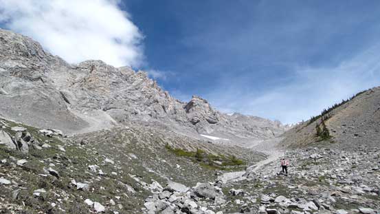 Into the alpine basin