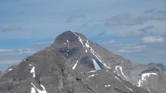 Mt. Aylmer is a huge bulk