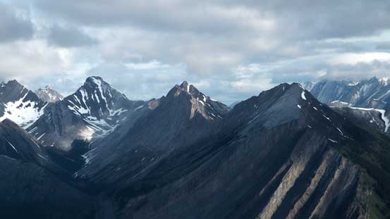 Mt. Warspite, Mt. Invincible and Mt. Indefatigable make for a fine scramble traverse.