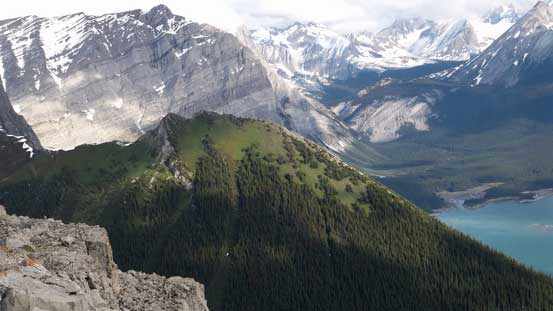 This grassy ridge is unofficially known as "Rawson Ridge"