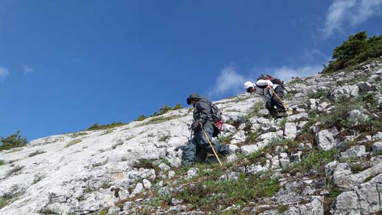 Continuing descending