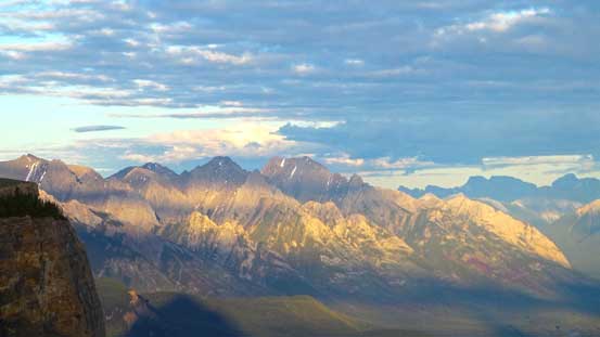 Sawback Range gets some evening sunbeam