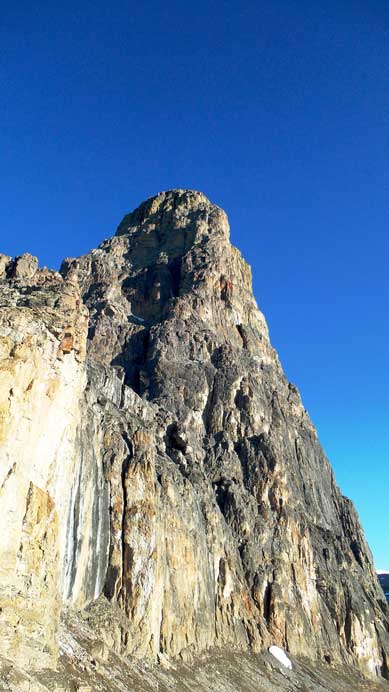 From the base of the Dragon's Back, looking upwards