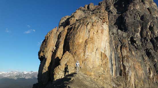 Ben studying the Dragon's Back. 