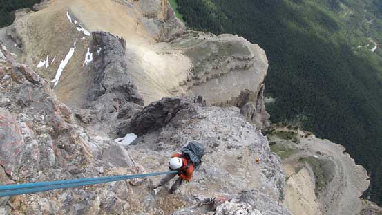 The upper face rappel 