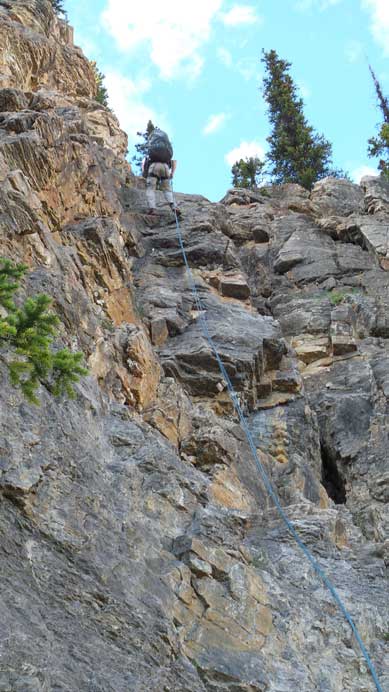 The 12th rappel of the day, also the last one