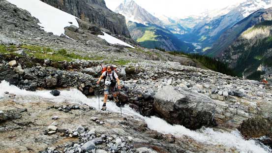One of the many small creek crossings