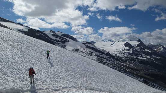 Side-hilling wasn't very pleasant