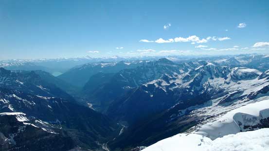 The Lyell Creek valley and BC Rockies