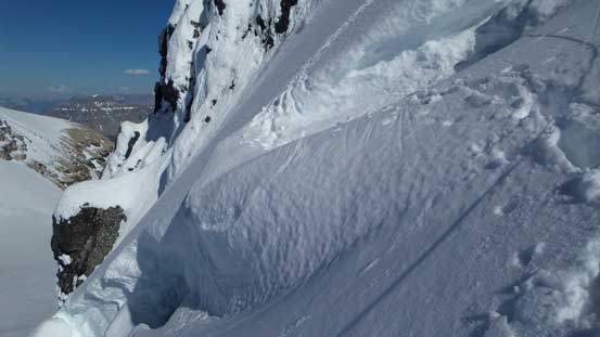 Oh here's that gigantic bergschrund