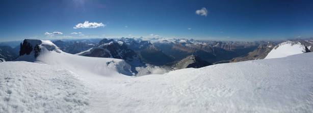 Another panorama from the summit. Click to view large size.