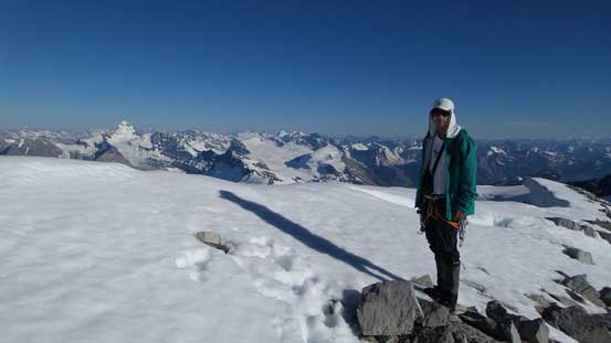 Me on the summit of Lyell I, my 31st 11,000er!!