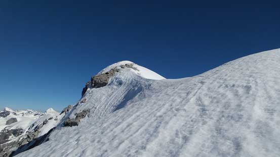 Ahead is the true summit