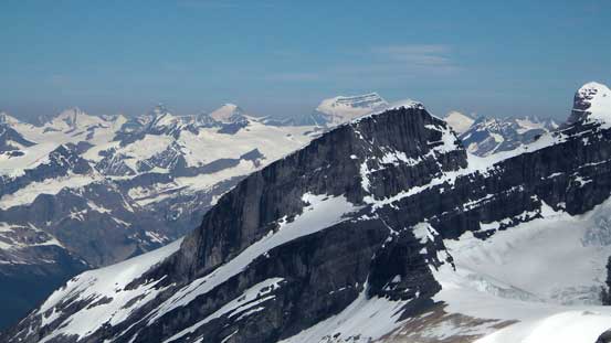 Mt. Clemenceau rises behind Mt. Alexandra