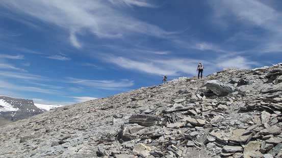 Near the false summit