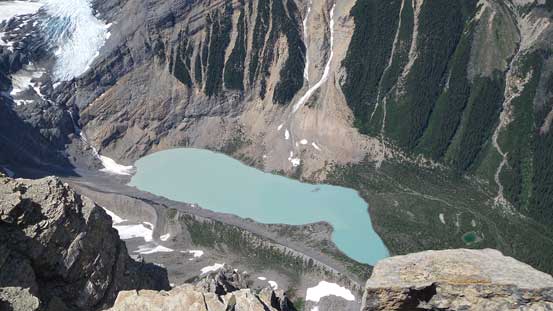 The glacial lake at the head of Arctomys Creek (Valley of Lakes)