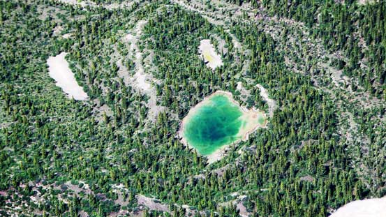 An interesting lake in this valley