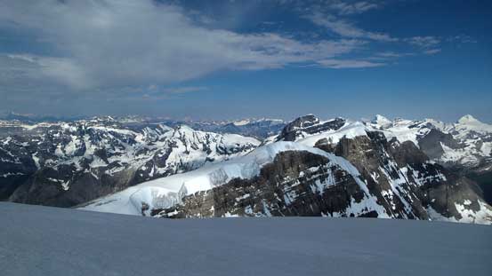 The low bump ahead is our objective, but much farther than it looks